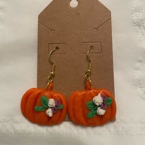 Handmade Pumpkin earrings